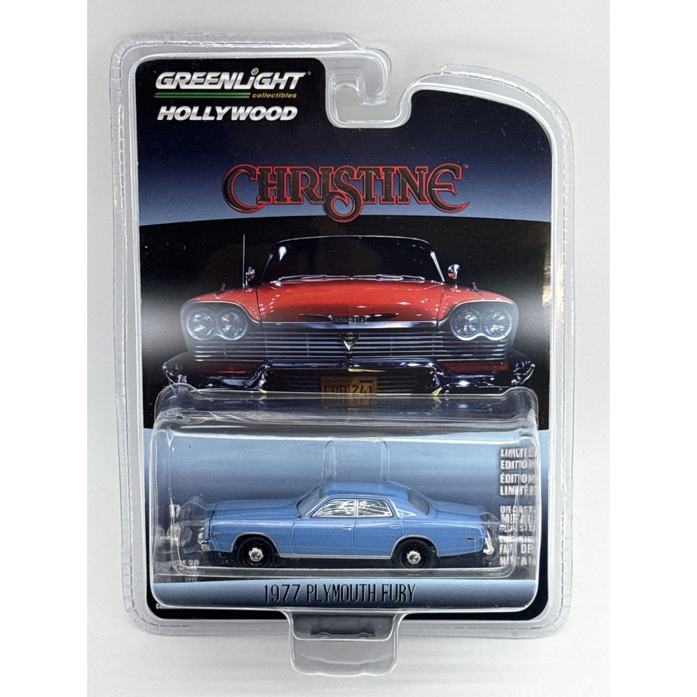 Greenlight Collectibles Christine Plymouth 1:64 Blue Metal Diecast Limited Movie